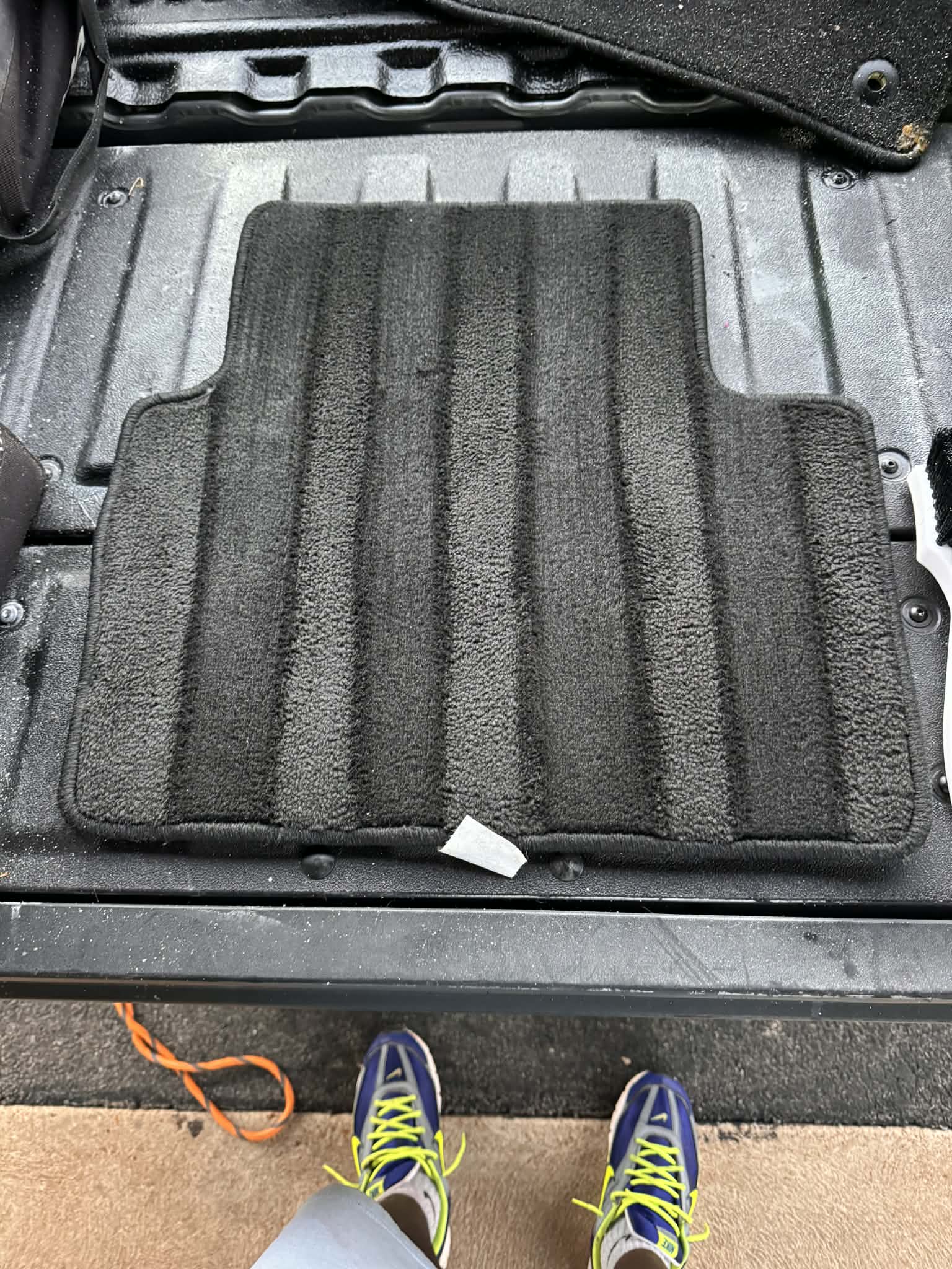 Floor mat after